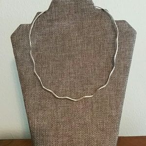 Unique 925 Silver Wire Choker